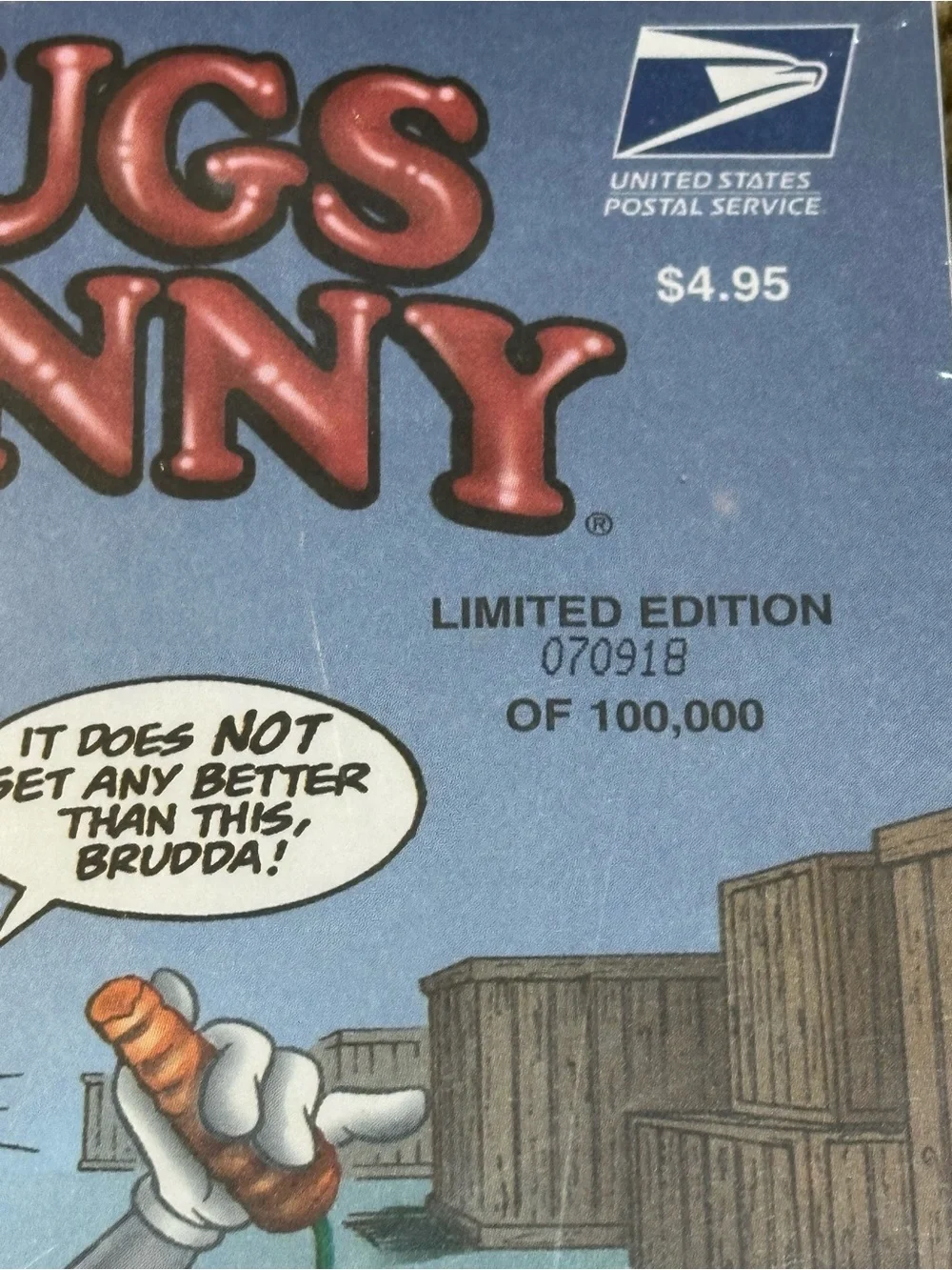 Limited Edition DC Bugs Bunny Comic Book - Sealed